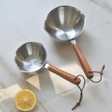 Distilling & Brewing: Kylin 304 Stainless Steel Oil Poured Pot With Wood Handle 120ml