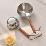 Distilling & Brewing: Kylin 304 Stainless Steel Oil Poured Pot With Wood Handle 120ml