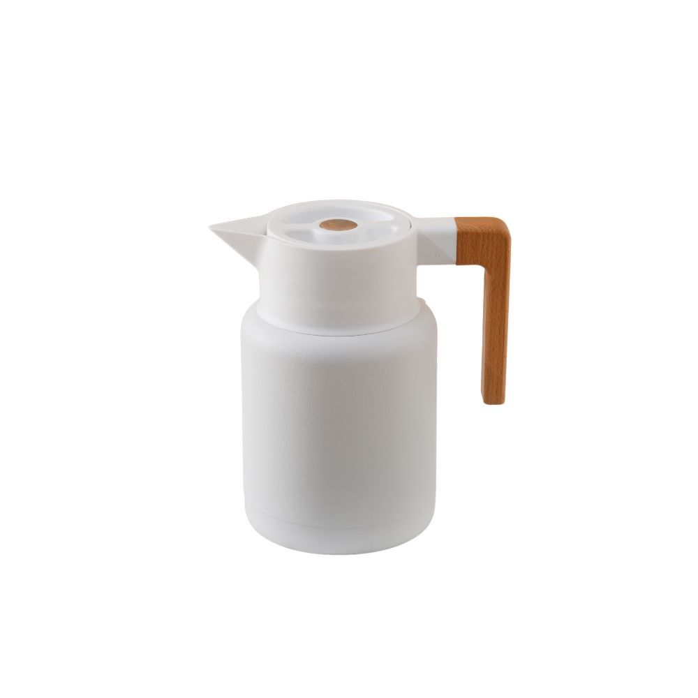 Drinkware: Kylin 304 Stainless Steel Japanese Vaccum Jug 1.3L - White