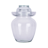 Food Storage: Premium Chinese and Korean Fermentation Pickle Glass Jar Kimchi Sauerkraut Canisters & Jars Large 7.5L