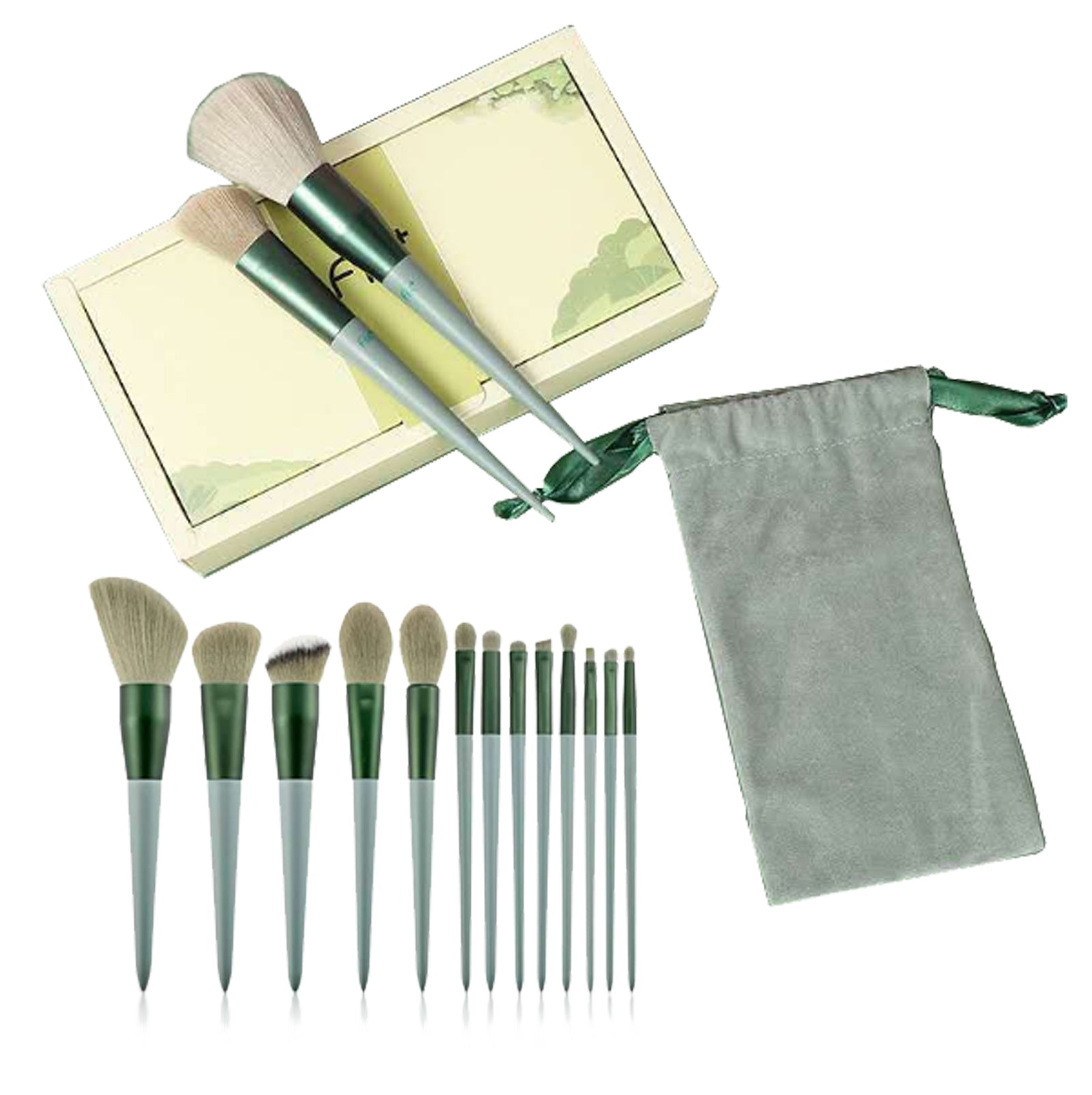 Makeup Brushes: Professional Make Up Brushes Set 13pcs Beauty Foundation Eye Shadow