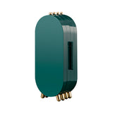 Calendars, Organisers & Planners: Jewellery Storage Box Earrings Display Necklace Organizer 4 Doors Foldable Screen (Green)