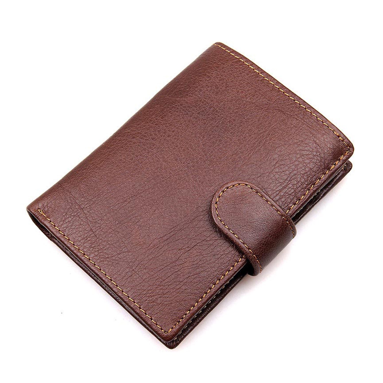 Men's Accessories: Genuine leather men wallets High-quality Multi card short wallet Men's Cow Leather RFID Card Holder