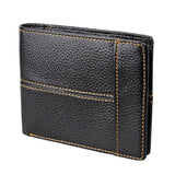Men's Accessories: Men's Genuine Leather Bilfold Wallet RFID Blocking Card Holder Zipper Coin Purse