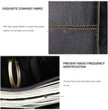 Men's Accessories: Men's Genuine Leather Bilfold Wallet RFID Blocking Card Holder Zipper Coin Purse