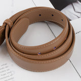 Women's Accessories: Classic Leather Belts for Women, Joyreap Genuine Leather Womens Belts with Gold Buckle (Khaki)