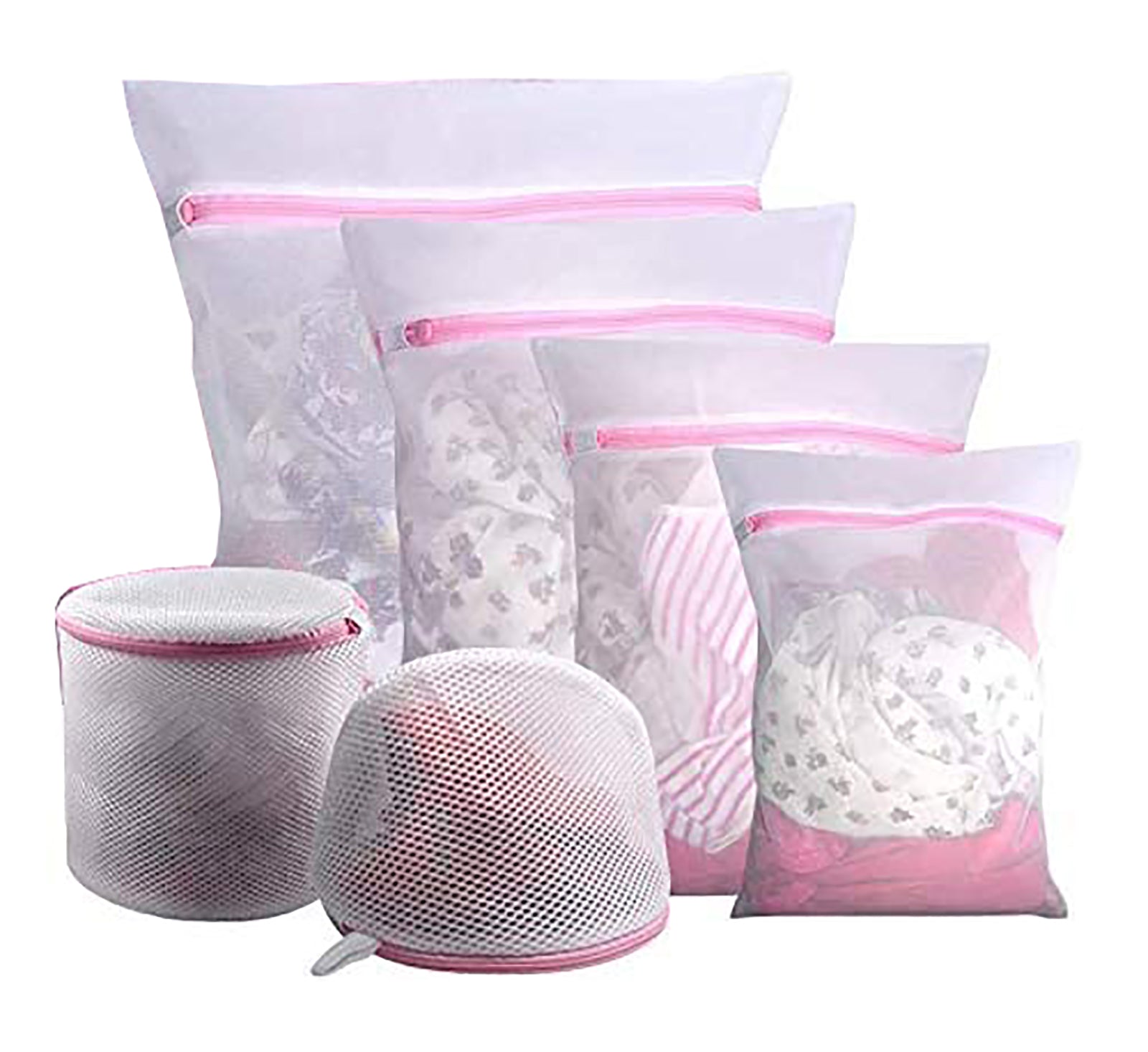 Laundry Wash Bags: Washing Bag Pack Set Of 6 Laundry Bags Mesh Lingerie Delicate clothes Wash Bags