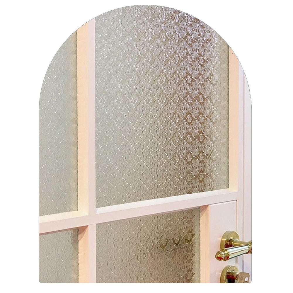 Automotive Decor: 3M Privacy Glass Film Sticker Static Cling Window Decals Glass Film(Begonia,60*300cm)