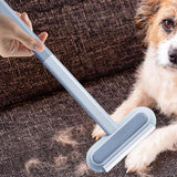 Laundry Cleaning Supplies: Multi-Purpose Cleaning Brush Pet Hair Removal Dual-Sided Brush with Scraper Gap Brush