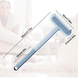 Laundry Cleaning Supplies: Multi-Purpose Cleaning Brush Pet Hair Removal Dual-Sided Brush with Scraper Gap Brush