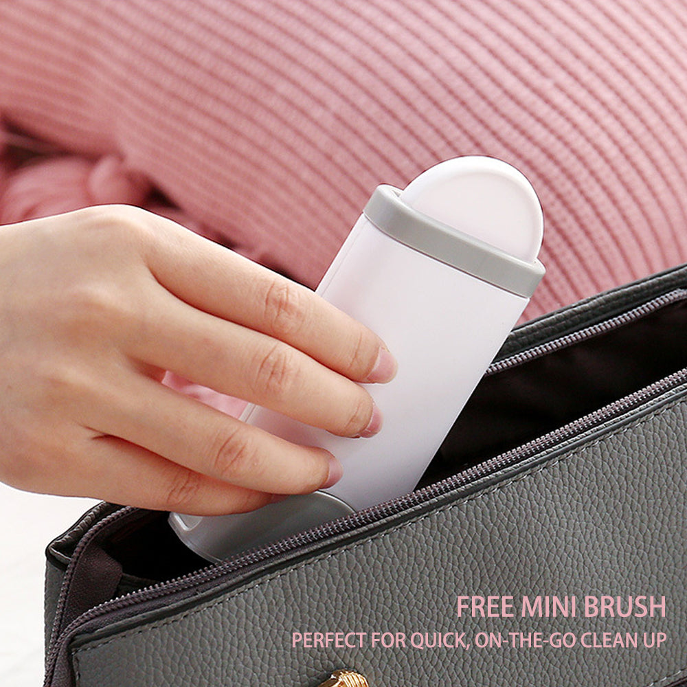 Dog Grooming Supplies: 3 in 1 Furs Brusher Pet Hair Lint Remover Brush Self-cleaning Base