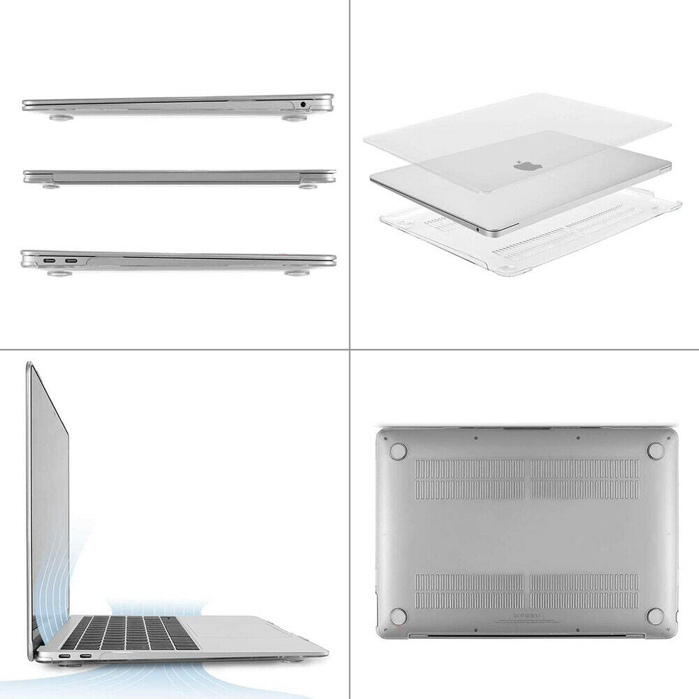 Cases & Skins: Premium High Quality 13.3'' Crystal Clear Case for 2021 New Macbook Air A2337 A2179 A1932