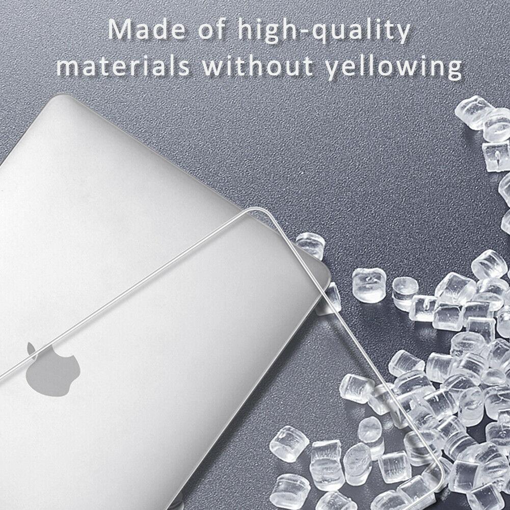 Cases & Skins: Premium High Quality 13.3'' Crystal Clear Case for 2021 New Macbook Air A2337 A2179 A1932