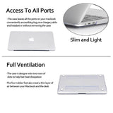 Cases & Skins: Premium High Quality 13.3'' Crystal Clear Case for 2021 New Macbook Air A2337 A2179 A1932