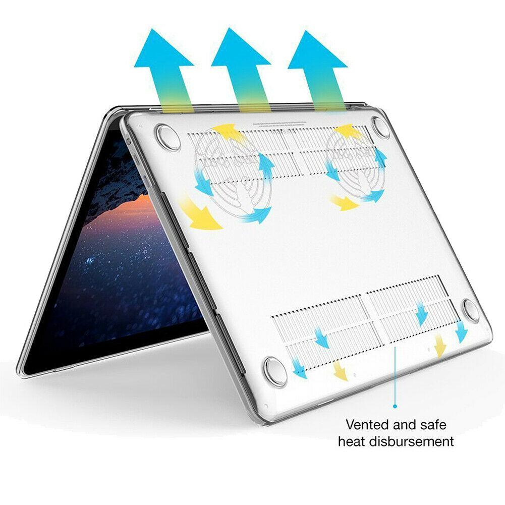 Cases & Skins: Premium High Quality 13.3'' Crystal Clear Case for 2021 New Macbook Air A2337 A2179 A1932