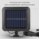 Outdoor Lights: Solar Powered Light Patio Outdoor Motion Sensor Wall Lamp