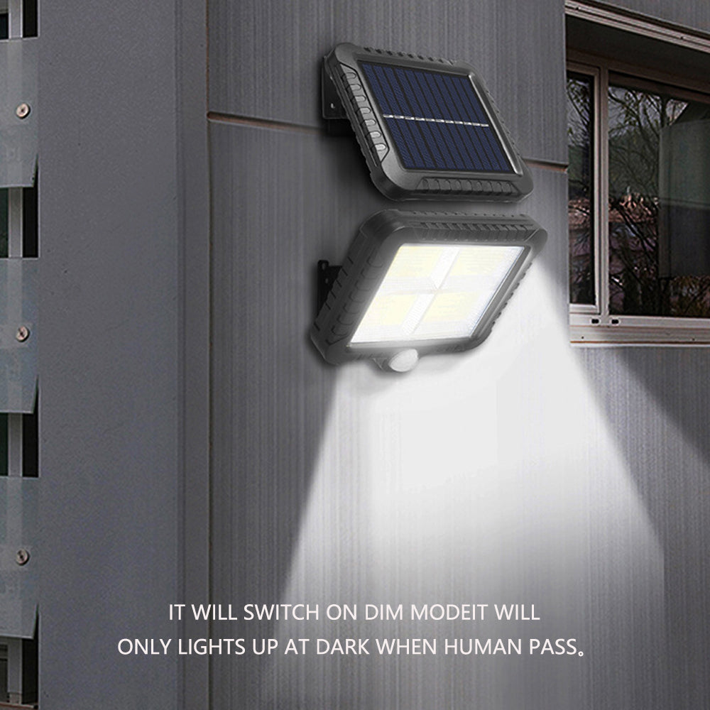 Outdoor Lights: Solar Powered Light Patio Outdoor Motion Sensor Wall Lamp