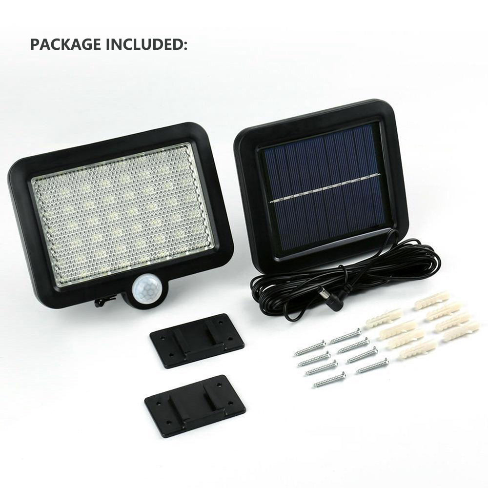 Outdoor Lights: Solar Powered Light Patio Outdoor Motion Sensor Wall Lamp