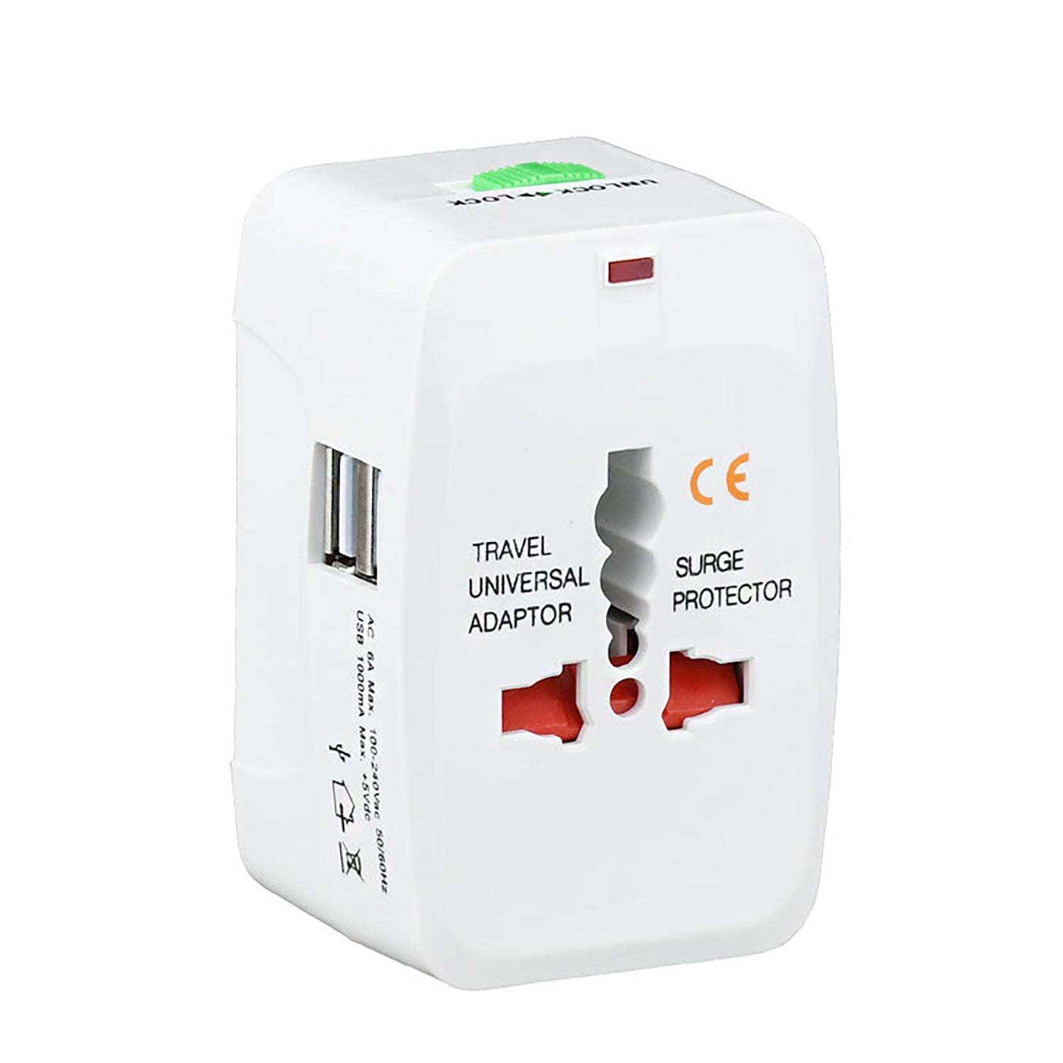 Camping Appliances: Dual USB Portable Electric Plug Power Socket Adapter International Travel Universal Charger Converter EU UK US AU