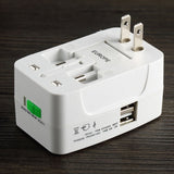 Camping Appliances: Dual USB Portable Electric Plug Power Socket Adapter International Travel Universal Charger Converter EU UK US AU