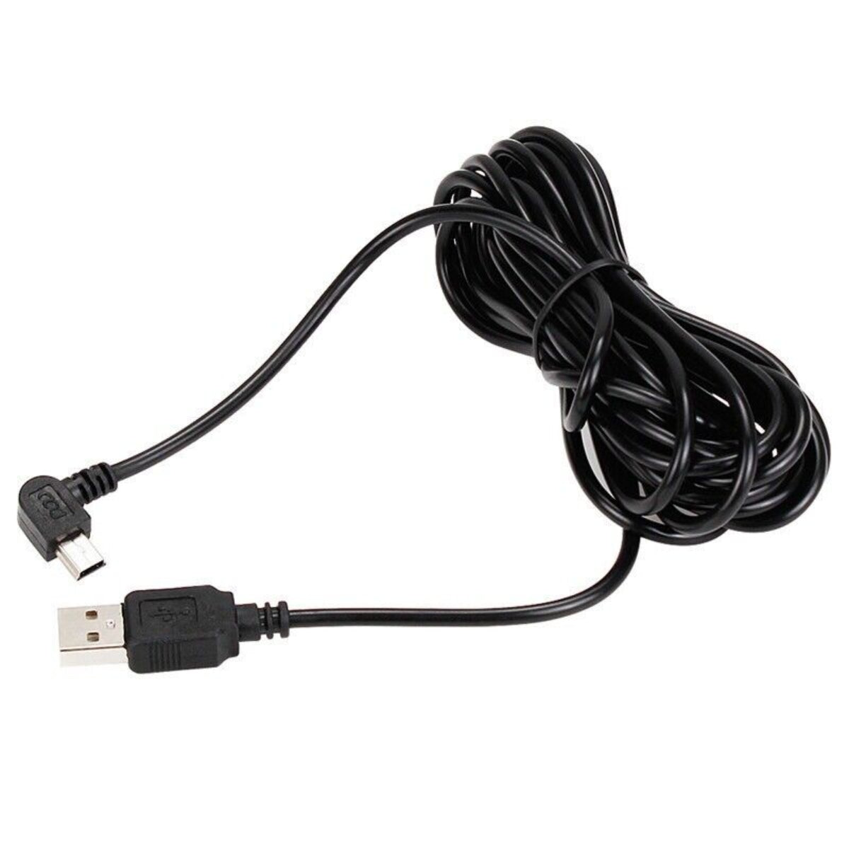 Security Cameras & Accessories: Dash Cam Mini USB Right Turn Extra Long Charging Cable 3.5M Dash Dashboard Lead
