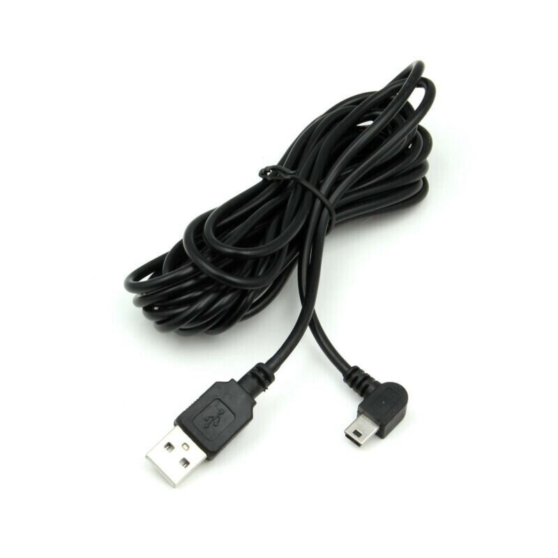 Security Cameras & Accessories: Dash Cam Mini USB Right Turn Extra Long Charging Cable 3.5M Dash Dashboard Lead