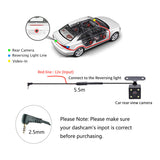 Security Cameras & Accessories: 4LED Car Rear Camera Auto Parking Monitor Night Vision IP67 Waterproof With 5.5m Cable