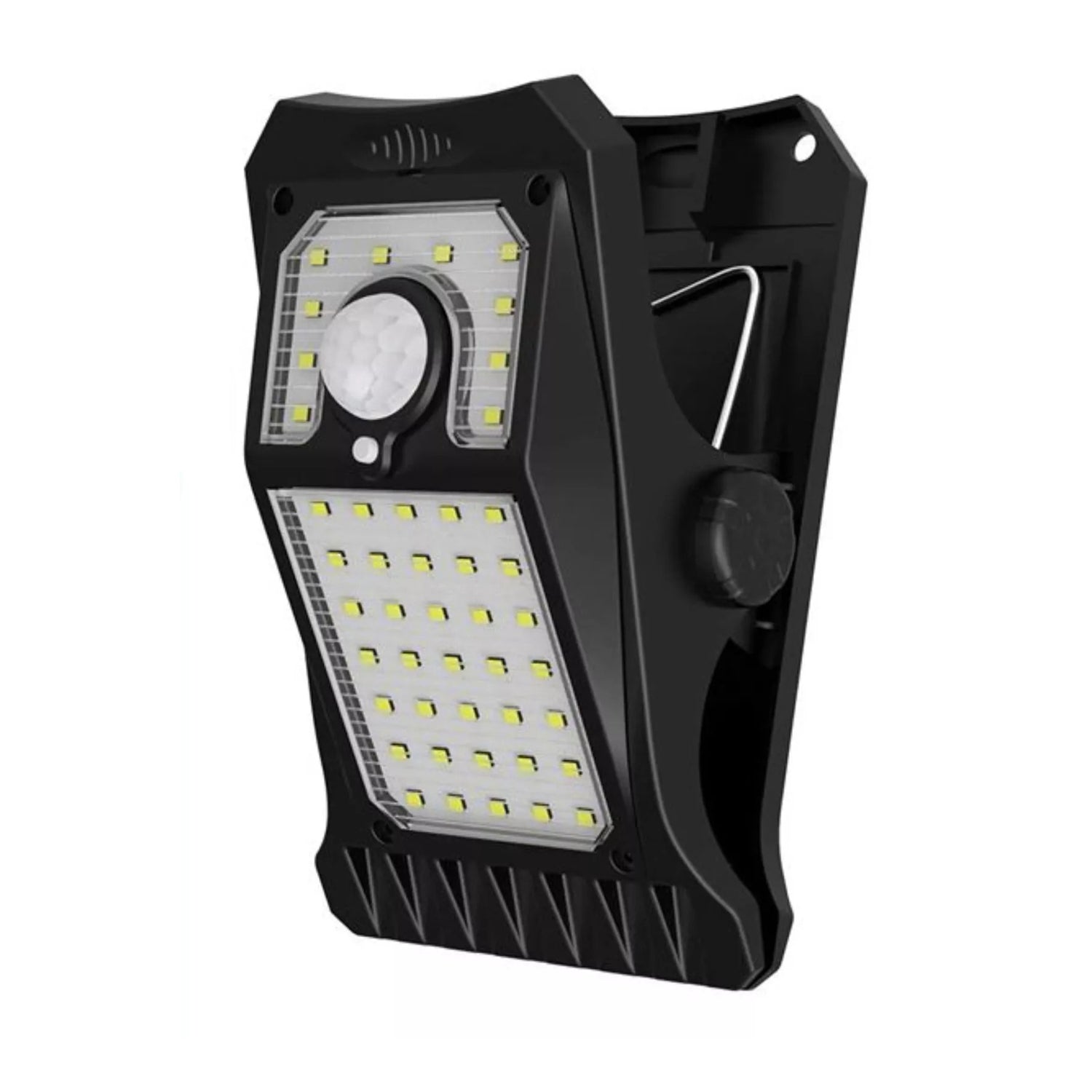 Garden Wall Lights: Clip-On Solar LED Light Outdoor Motion Sensor 45 LEDs IP65 Waterproof Security Wall Light