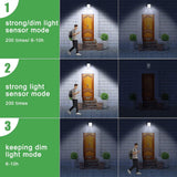 Garden Wall Lights: Clip-On Solar LED Light Outdoor Motion Sensor 45 LEDs IP65 Waterproof Security Wall Light