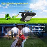 Garden Wall Lights: Clip-On Solar LED Light Outdoor Motion Sensor 45 LEDs IP65 Waterproof Security Wall Light