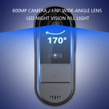 Intercoms & Doorbells: Smart Wireless Video Doorbell with 4.3" Screen HD 8MP Camera Night VisionTwo-Way Audio IP65