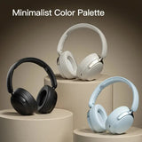 Over Ear Headphones: JR SY-T7 Bluetooth 5.4 Over-Ear Headset Wireless Headphones with Noise Cancelling Mic (Beige)