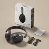 Over Ear Headphones: JR SY-T7 Bluetooth 5.4 Over-Ear Headset Wireless Headphones with Noise Cancelling Mic (Black)