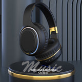 Over Ear Headphones: JR H6 Foldable Bluetooth 5.3 Wireless Headphone Over Ear Active Noise Cancelling Deep Bass Headset (Black)