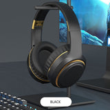 Over Ear Headphones: JR H6 Foldable Bluetooth 5.3 Wireless Headphone Over Ear Active Noise Cancelling Deep Bass Headset (Black)