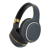 Over Ear Headphones: JR H6 Foldable Bluetooth 5.3 Wireless Headphone Over Ear Active Noise Cancelling Deep Bass Headset (Navy Blue)