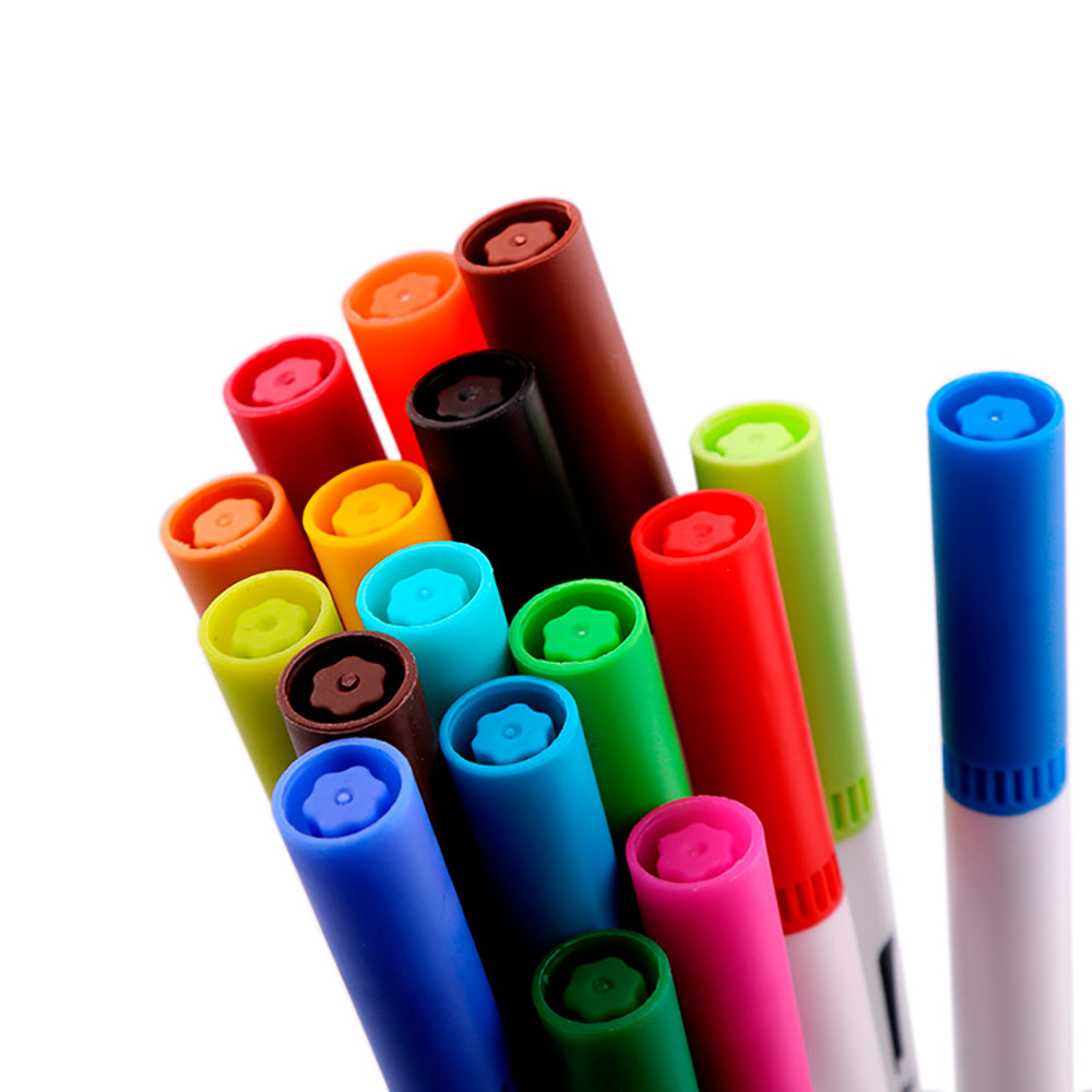 Pens & Pencils: 60 Unique Colors Double Head Acid- Free Non-Toxic Coloured Pens