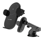 Car Mounts: Automatic Clamping 15W Wireless Car Fast Charger Mount 2in1 Car Phone Holder