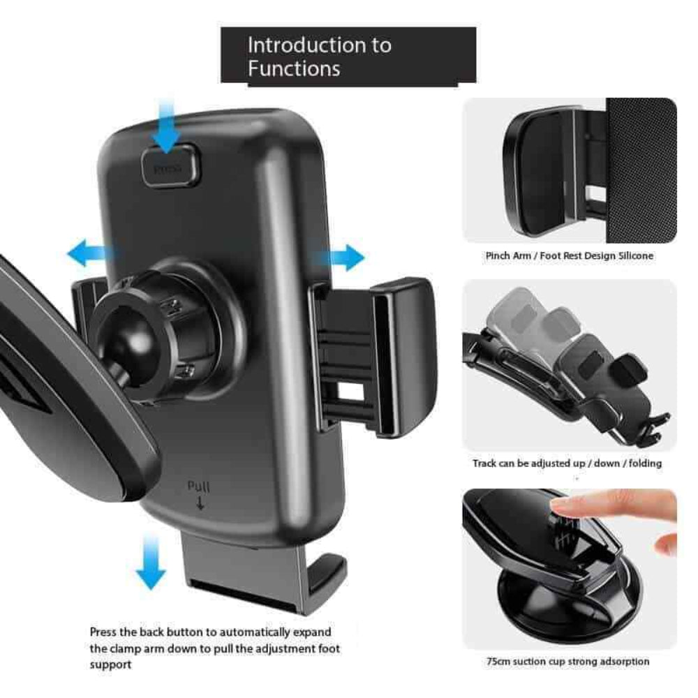Car Mounts: Universal Car Phone Stand Dashboard Hands Free Car Mount Phone Holder