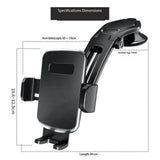 Car Mounts: Universal Car Phone Stand Dashboard Hands Free Car Mount Phone Holder