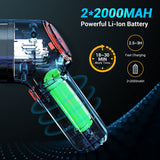 Stick Vacuums: Portable Vacuum Cleaner Car Air Duster Handheld Cordless Home Car Dust Blower