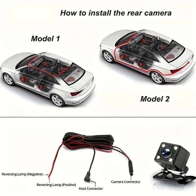 4 Channel 5G WiFi Dashcam FHD 1080P 170° Wide Angle G-Sensor with 64GB Card