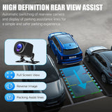 3 Channel 4K+1K+1K Dash Cam WiFi Car DVR Interior Cabin Camera Recorder with 32G Card