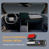 Security Cameras & Accessories: 4K WiFi Car Dash Cam Dual Lens Wide Angle IPS Screen Night Vision Recording with 32GB Card