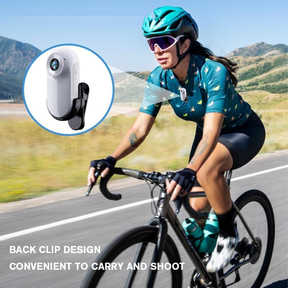 Action Camera 1080P HD Recorder Dog Collar Camera EIS Wide Angle with 32GB Card