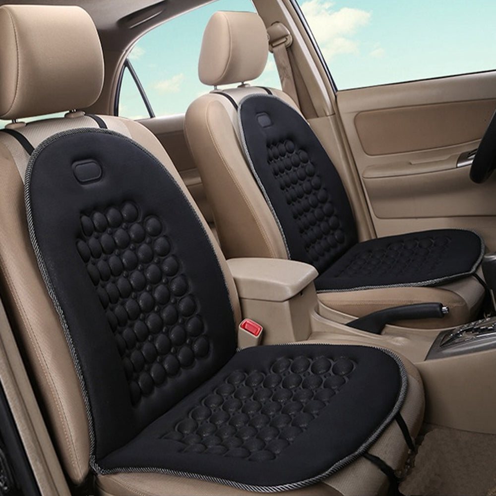 Automotive Decor: 2Pack Universal Breathable Car Seat Pad Cover Mat Comfortable Chair Cushion (Black)