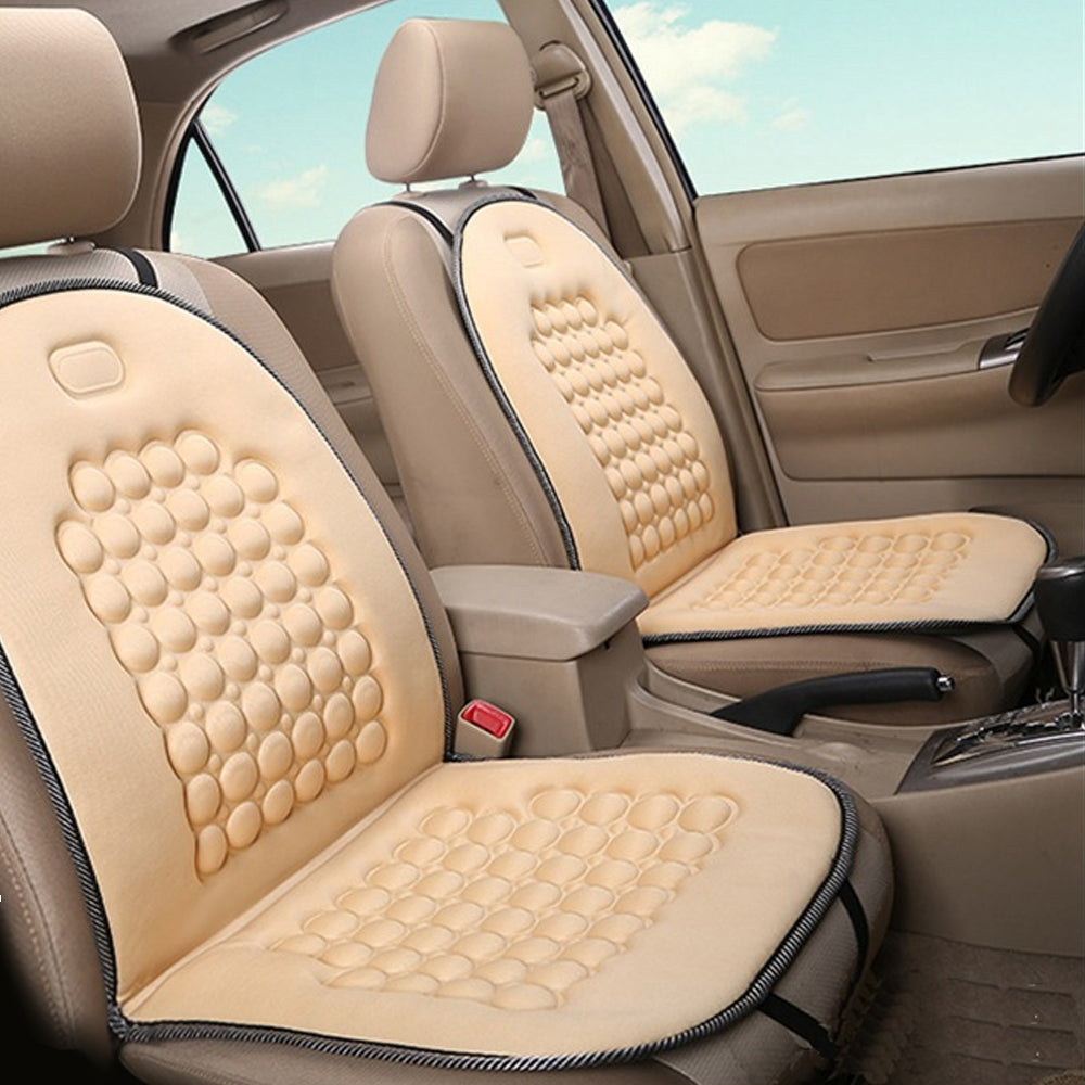 Automotive Decor: 2Pack Universal Breathable Car Seat Pad Cover Mat Comfortable Chair Cushion (Black)