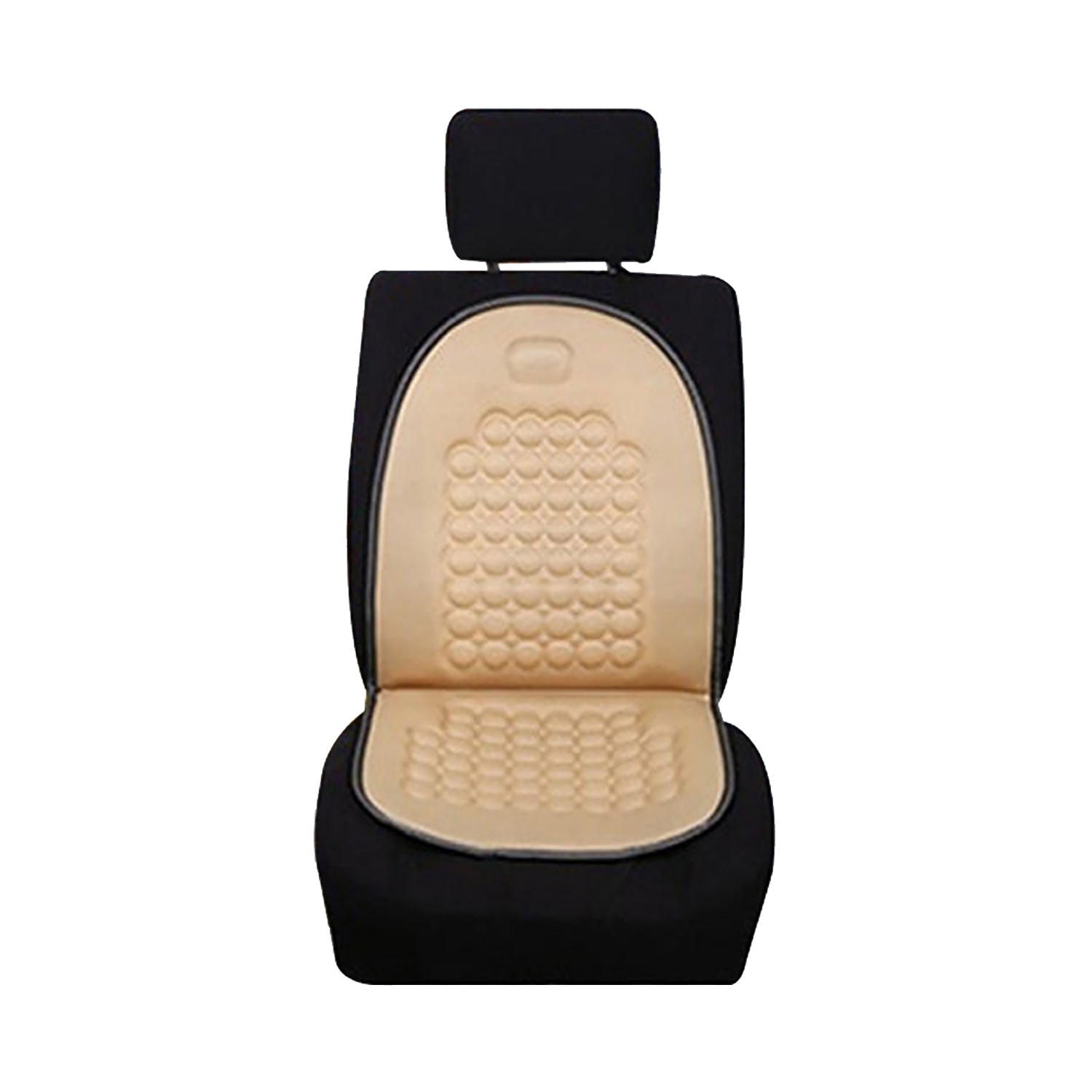 Automotive Decor: 2Pack Universal Breathable Car Seat Pad Cover Mat Comfortable Chair Cushion (Beige)