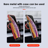 Camera Accessories: Car Phone Holder Metal Gravity 360 Universal Rotation Ball Air Vent Cellphone Stand(Dark Grey)