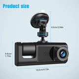 Security Cameras & Accessories: WIFI 3 Channels Dash Cam 1080P Full HD Car Dashcam Comes with Free 32GB Card